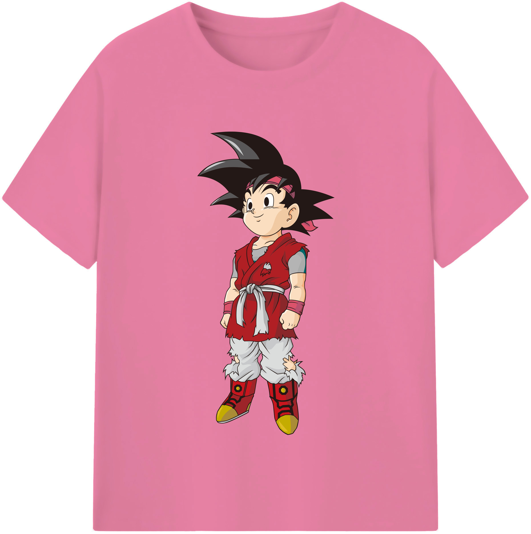 （画像用） ドラゴンボール 孫悟空（そん ごくう）Son Goku カカロット DRAGON BALL Kakarotto 綿100％半袖Tシャツ（フロントプリント）